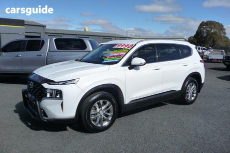 White 2020 Hyundai Santa FE Wagon Crdi (Awd)
