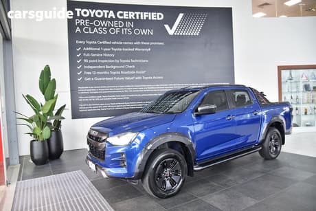 Blue 2022 Isuzu D-MAX Crew Cab Utility X-Terrain (4X4)