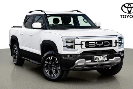 White 2025 BYD Shark 6 Dual Cab Utility Dual Motor Premium