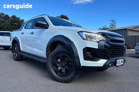 White 2026 Isuzu D-MAX Crew Cab Utility X-Terrain (4X4)