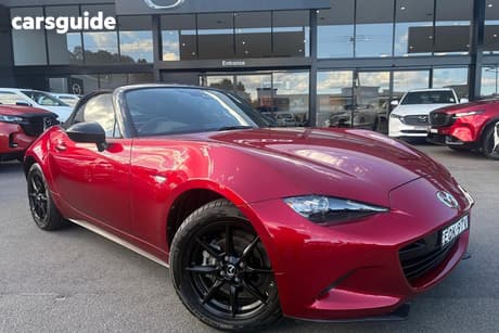 Red 2021 Mazda MX-5 Convertible Roadster