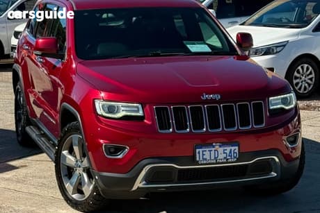 Red 2015 Jeep Grand Cherokee Wagon Limited (4X4)