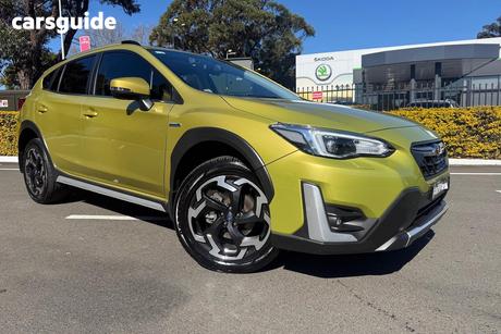 Yellow 2022 Subaru XV Wagon Hybrid S Awd
