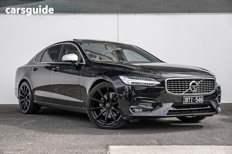 Black 2018 Volvo S90 Sedan T6 R-Design