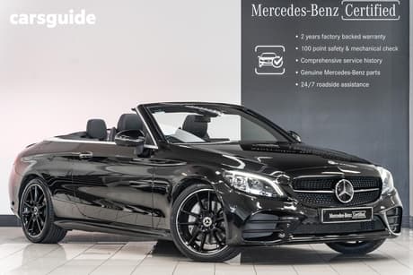Black 2022 Mercedes-Benz C300 Cabriolet