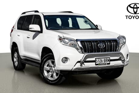 White 2017 Toyota Landcruiser Prado Wagon Gxl (4X4)