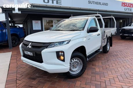 White 2023 Mitsubishi Triton Cab Chassis Glx (4X2)