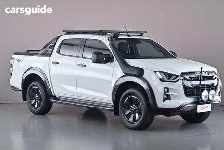 White 2021 Isuzu D-MAX Crew Cab Utility X-Terrain (4X4)