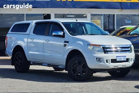 White 2012 Ford Ranger Dual Cab Utility Xlt 3.2 (4X4)