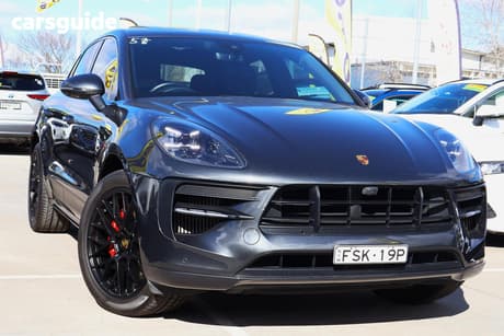Grey 2020 Porsche Macan Wagon Gts