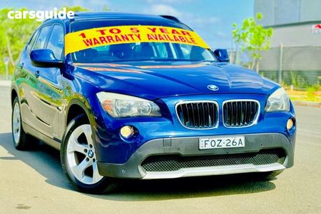 Blue 2010 BMW X1 Wagon Xdrive 20D