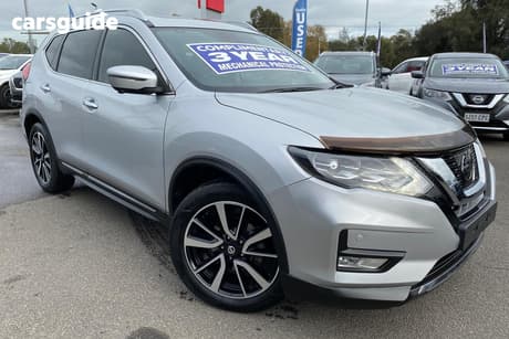 Silver 2017 Nissan X-Trail Wagon Ti (4Wd)