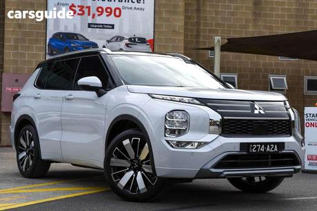 White 2026 Mitsubishi Outlander Wagon Exceed Tourer 5 Seat (Awd)