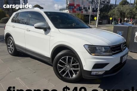White 2016 Volkswagen Tiguan Wagon 110 Tsi Comfortline