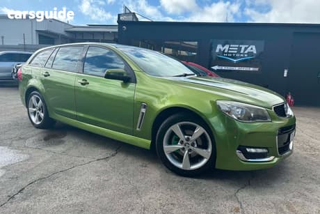 Green 2015 Holden Commodore Sportswagon Sv6