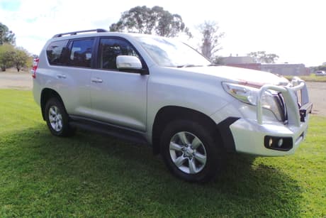 Silver 2015 Toyota Landcruiser Prado Wagon Gxl (4X4)