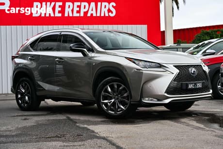 Silver 2016 Lexus NX300H Wagon F Sport Hybrid (Awd)
