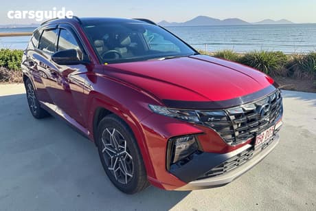 Red 2021 Hyundai Tucson Wagon Highlander N Line (Awd)