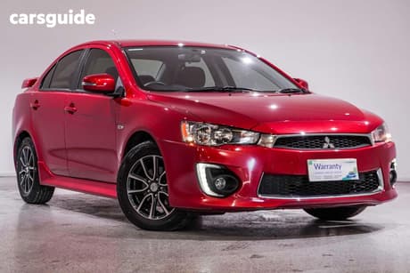 Red 2016 Mitsubishi Lancer Sedan Es Sport