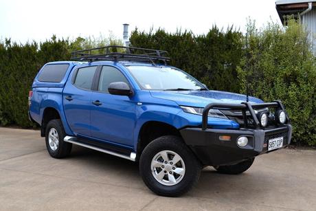Blue 2019 Mitsubishi Triton Double Cab Pick Up Glx Plus (4X4)