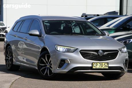 Silver 2018 Holden Commodore Sportswagon Rs