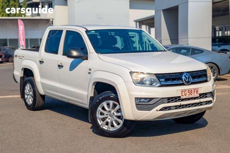 White 2020 Volkswagen Amarok Dual Cab Utility Tdi550 Core 4Motion (4X4)