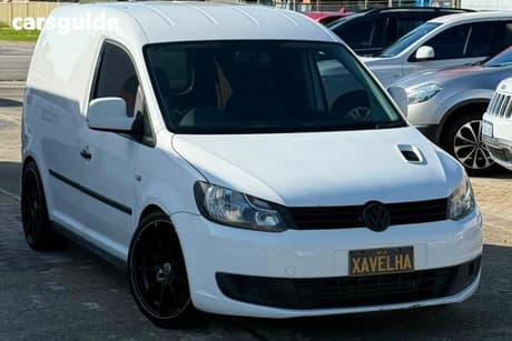 White 2013 Volkswagen Caddy Commercial TSI160 2K MY13