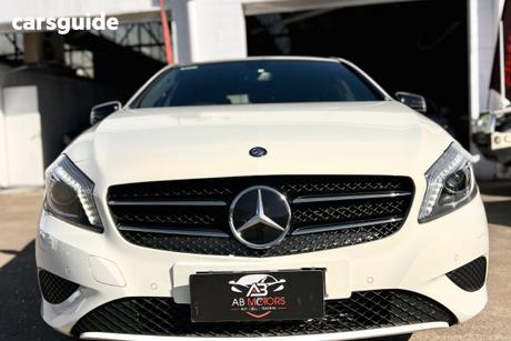 White 2015 Mercedes-Benz A200 Hatchback Be