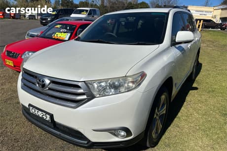 White 2011 Toyota Kluger Wagon Kx-S (Fwd)