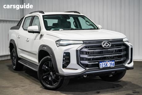 White 2024 LDV T60 Double Cab Utility Max Luxe (4X4)