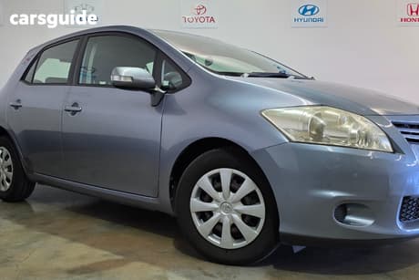 Blue 2011 Toyota Corolla Hatchback Ascent