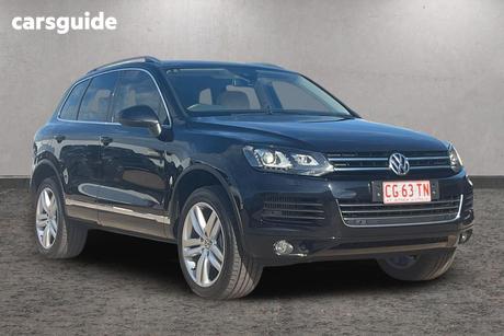 Black 2014 Volkswagen Touareg Wagon V6 Tdi