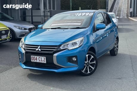 Blue 2021 Mitsubishi Mirage Hatchback Ls