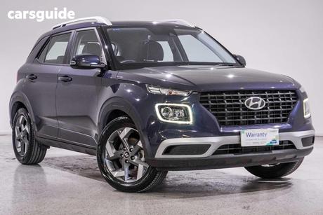 Blue 2021 Hyundai Venue Wagon Active
