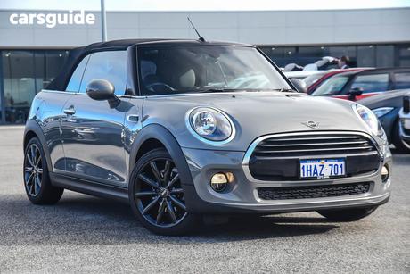 Grey 2019 Mini Convertible Convertible Cooper