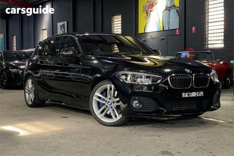 Black 2017 BMW 125I Hatchback Sport Line