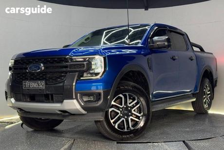 Blue 2022 Ford Ranger Double Cab Pick Up Sport 2.0 (4X4)