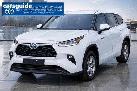White 2022 Toyota Kluger Wagon Gx Hybrid Awd