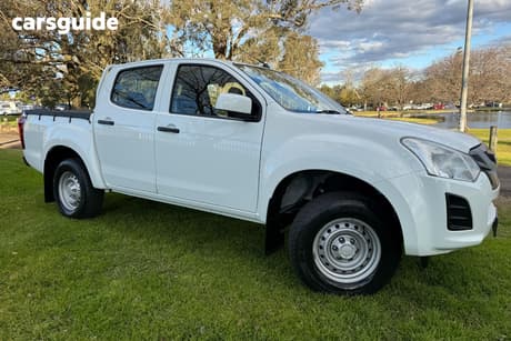 White 2019 Isuzu D-MAX Crew Cab Utility Sx Hi-Ride (4X2)