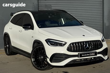 White 2021 Mercedes-Benz GLA35 Wagon 4Matic