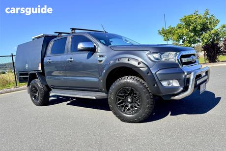 Grey 2016 Ford Ranger Dual Cab Utility Xlt 3.2 (4X4)