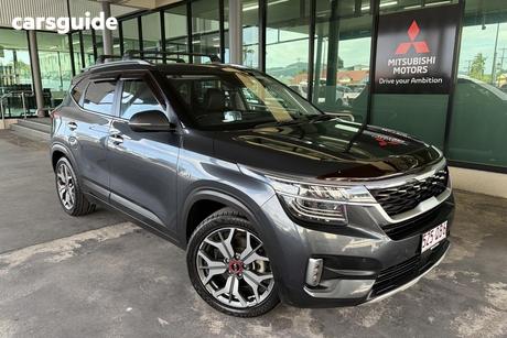 Grey 2020 Kia Seltos Wagon Gt Line (Awd)