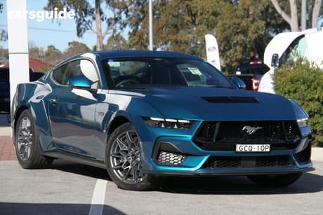 Blue 2026 Ford Mustang Fastback Gt 5.0 V8