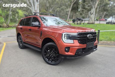 Orange 2023 Ford Everest Wagon Sport (Rwd)