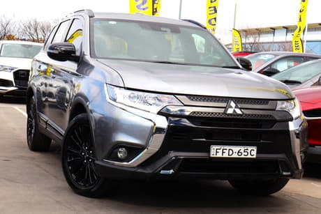 Grey 2020 Mitsubishi Outlander Wagon Black Edition 7 Seat (2Wd)