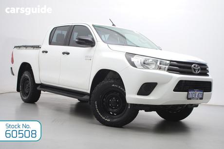 White 2016 Toyota Hilux Dual Cab Utility Sr Hi-Rider
