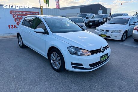 White 2014 Volkswagen Golf Hatchback 90 Tsi Comfortline