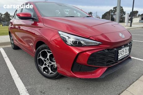 Red 2025 MG MG3 Hatchback Essence
