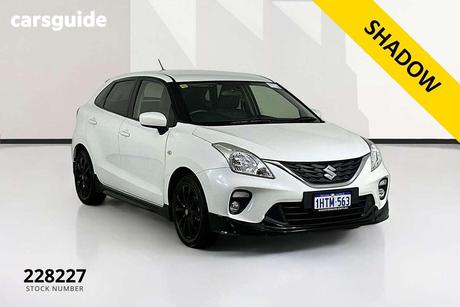 White 2022 Suzuki Baleno Hatchback Gl Shadow