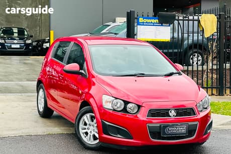 Red 2014 Holden Barina Hatchback Cd
